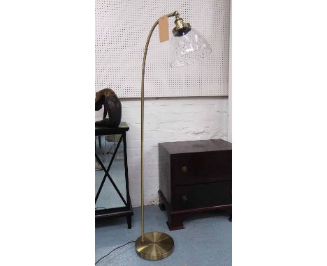 FLOOR LAMP, 1960's French style, 155cm H.