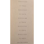 Rachel Howard (1969- ) British. "Repetition is Truth", Book, Signed and Inscribed 'to Loic, a very