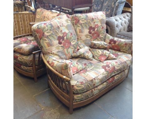 AN ERCOL 2 PIECE SUITE