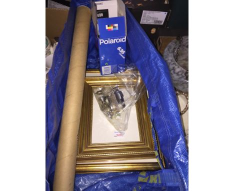 POLAROID CAMERA, PRINTS, LIGHTER ETC   T4