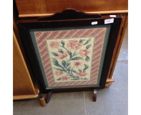 A TAPESTRY FIRE SCREEN
