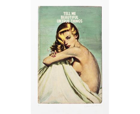 Connor Brothers (British Duo), 'Tell Me Beautiful Untrue Things', 2017, giclee with silkscreen varnish on wove paper, signed,