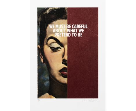 Connor Brothers (British Duo), 'We Must Be Careful About What We Pretend To Be', 2015, giclee with silkscreen varnish on wove