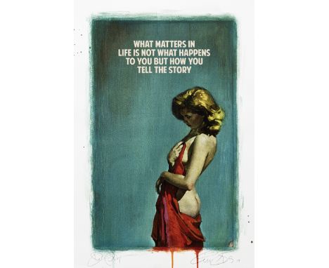 Connor Brothers (British Duo), 'What Matters In Life Is Not What Happens To You But How You Tell The Story', 2019, hand-embel
