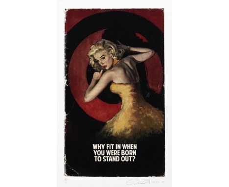 Connor Brothers (British Duo), 'Why Fit In When You Were Born To Stand Out', 2019, giclee print with silkscreen varnish on wo