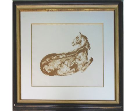 DAME ELISABETH FRINK CH DBE RA (British, 1930-1993), 'Petit cheval couché' (s.8262), original lithograph on Arches paper, wit