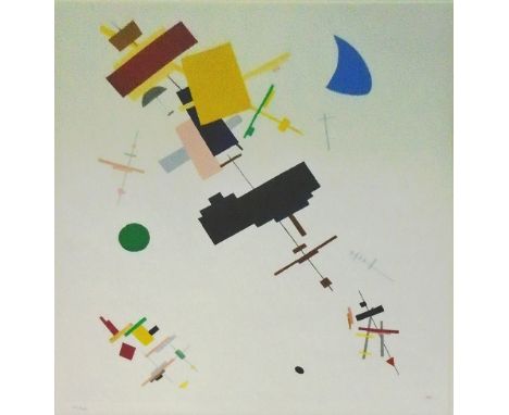 KAZMIR MALEVICH (Russian, 1878-1935), lithograph in colours, printed by Mourlot Paris on Arches paper, Galerie Gerald Pilion,