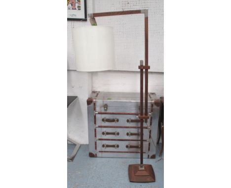 THE MORTOISE STANDARD LAMP, David Linley for Bella Figura, 170cm H extended (with slight faults).