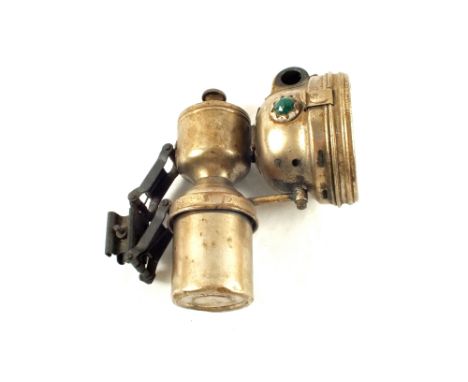 A Luxor Carbide cycle lamp