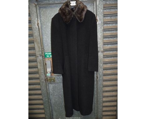 At Auction: 1950'S BLACKWELL MINK FUR & WOOL CARDIGAN SWEATER