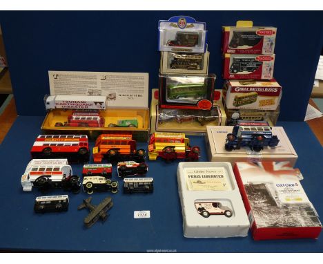 A quantity of model cars including Corgi, Lledo Collectables, Trackside, The bygone days of road transport and Lledo promotio