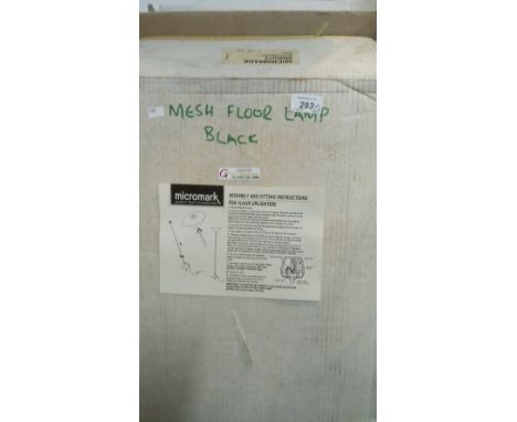 2 BLACK UP LIGHT FLOOR STANDING LAMP . BRAND NEW IN THE BOX