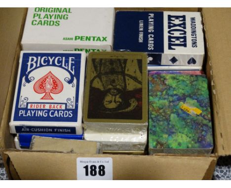 A Collection Of Thirty Packs Of Playing Card Sets Most New And Unopened