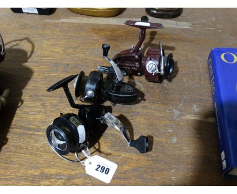 Three Vintage Fishing Reels To Include Intrepid And Shakespeare