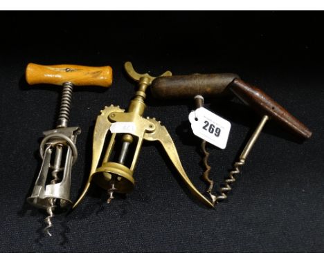 Four Vintage Cork Screws