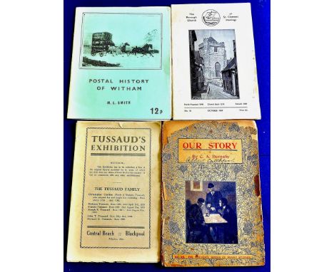 Ephemera - Vintage Booklets and pamphlets (5) Tussaud's Exhibition,  Borough Church of St. Clement Hastings, Postal History o