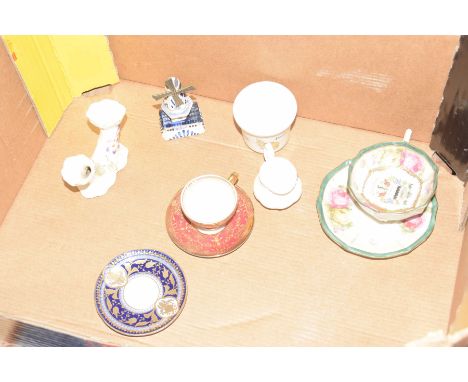 A quantity of various collectible ceramicsTo include Sitzenors bisque figures, Goebel figures, crested ware, Vienna porcelain