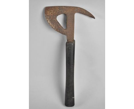 A WWII Period Aircraft Escape Axe with Typical Insulated Rubber Handle 