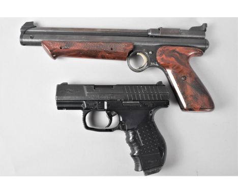 Two Pistols both In Need of Some Attention, a Walther CP99 Compact Gas Gun and a Crosman Medalist II Model 1300 .22 Calibre 