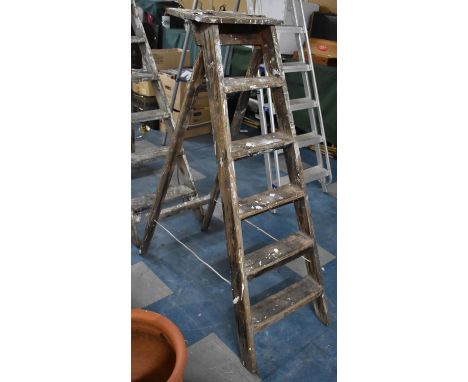 A Vintage Six Step Step Ladder 