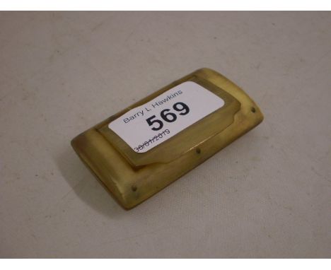 HORN SNUFF BOX 