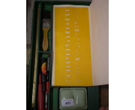 VINTAGE 'ECONASIGN' SIGN MAKING KIT 