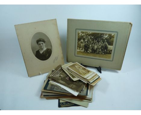 Collection of 19thC and Later Sepia photographs, mainly Portrait 