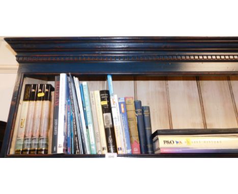 Books related to cruise ships, and P&amp;O, including Howarth (David &amp; Stephen) The Story of P&amp;O, P&amp;O A Fleet His