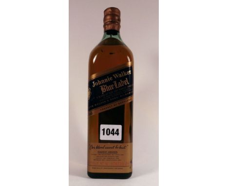 A bottle of Johnnie Walker Blue Label blended Scotch Whisky Bottle No Q 676223JW 70cl 40% 