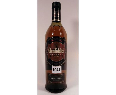 A bottle of Glenfiddich Third Millennium15 yr old Pure Single Malt Scotch Whisky distilled in 1984 and bottled for the Millen