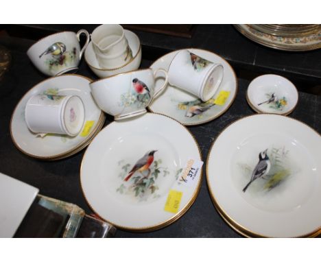 A Royal Worcester part tea set plus other Royal Worcester items