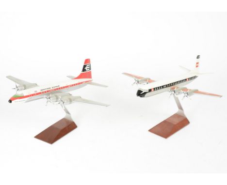 ANNOUNCE BRITIANIA NOT VICKERSVickers Viscount and Vanguard Aircraft wooden models, Viscount in uncommon British Eagle livery