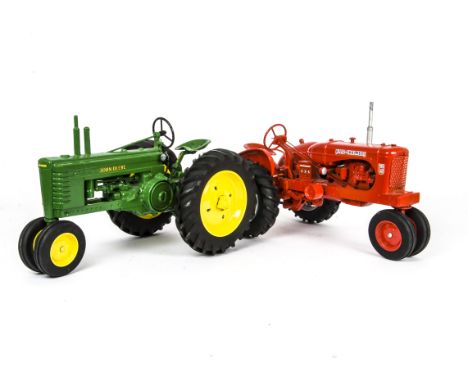 1:8 Scale Models Allis Chalmers WD45 Tractor, with similar John Deere Model B Tractor, E (2) 