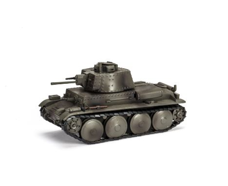 Gert Duscha L1404G modern replica of a Lineol German early WW2 Panzer (possibly a 38T, Czech tank used by the German Army aft
