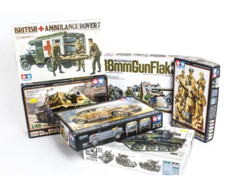 Japanese and Other Far East Military Model Kits, a boxed group of WWII era models including 1:48 scale Tamiya MM53 Komanduerw