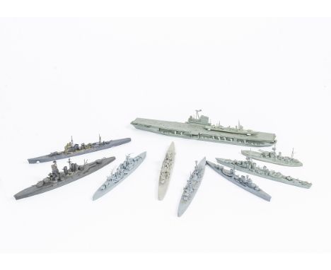 Sinclair and possibly some Bassett-Lowke and other makers wooden 1:1200 and 1:1500 or similar  scale Naval Waterline Models, 