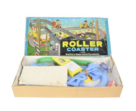Uncommon Cosmo battery operated Roller Coaster, in original box, E, unused, box G 