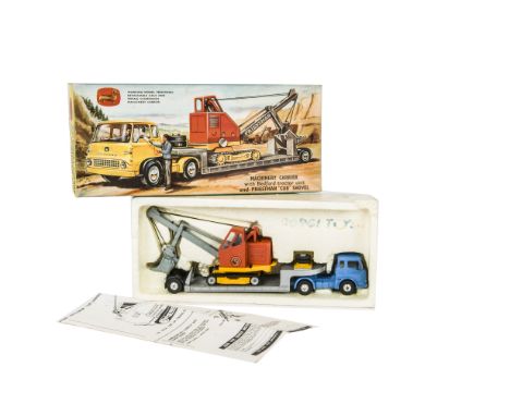 A Corgi Toys Gift Set 27 Machinery Carrier, with Bedford Tractor Unit and Priestman Cub Shovel, in original box with instruct