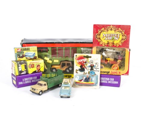 Corgi Toys &amp; Other Diecast, including Corgi Gift Set 29 Pony Club, 2033 Muppet Show Animal, 51655 James Bond Citroen 2CV,