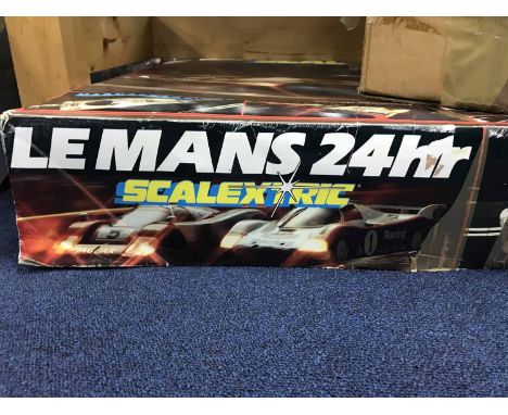LE MANS 24HOUR SCALEXTRIC SETalong with extra track and accessories