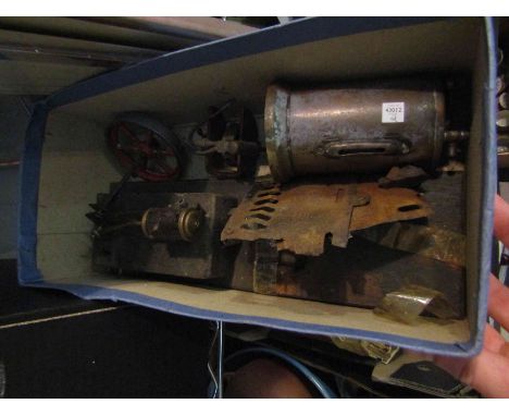 A selection of model steam engine parts
