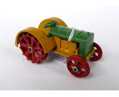 Dinky (Pre-War) 22E Farm Tractor green/yellow (G-E)