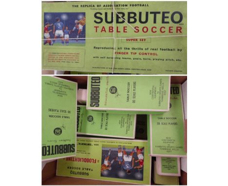 Subbuteo Teams And Other Items  including Newcastle United, Manchester City, Manchester United, Leeds United, Arsenal, Totten