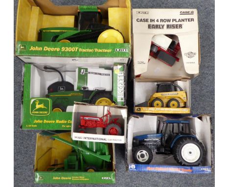 Ertl Tractors Case 1H STX 375, Case 1H STX 275, John Deere Radio Controlled 8310, New Holland TM165, John Deere 9300T, John D