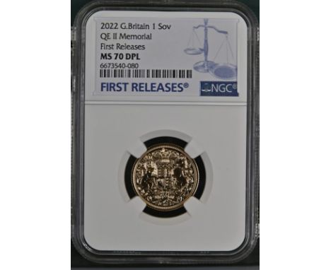 UNITED KINGDOM. Charles III, 2022-. Gold sovereign, 2022. Royal Mint. Issued as the first sovereign for King Charles III to c