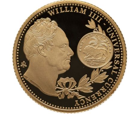 UNITED KINGDOM. ST. HELENA. Elizabeth II, 1952-2022. Gold one pound, 2017. St Helena. Proof. Third crowned portrait of Queen 