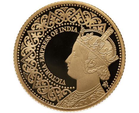UNITED KINGDOM. ST. HELENA. Elizabeth II, 1952-2022. Gold one pound, 2017. St Helena. Proof. Third crowned portrait of Queen 