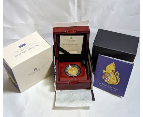 UNITED KINGDOM. Elizabeth II, 1952-2022. Gold 25 pounds, 2022. Royal Mint. Proof. Fifth Portrait of Queen Elizabeth II facing
