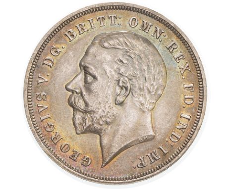 UNITED KINGDOM. George V, 1910-36. Silver crown, 1935. Royal Mint. Struck to commemorate the 25 year Jubilee of King George V