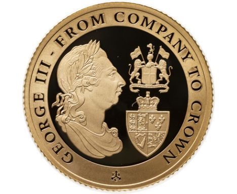 UNITED KINGDOM. ST. HELENA. Elizabeth II, 1952-2022. Gold one pound, 2017. St Helena. Proof. Third crowned portrait of Queen 